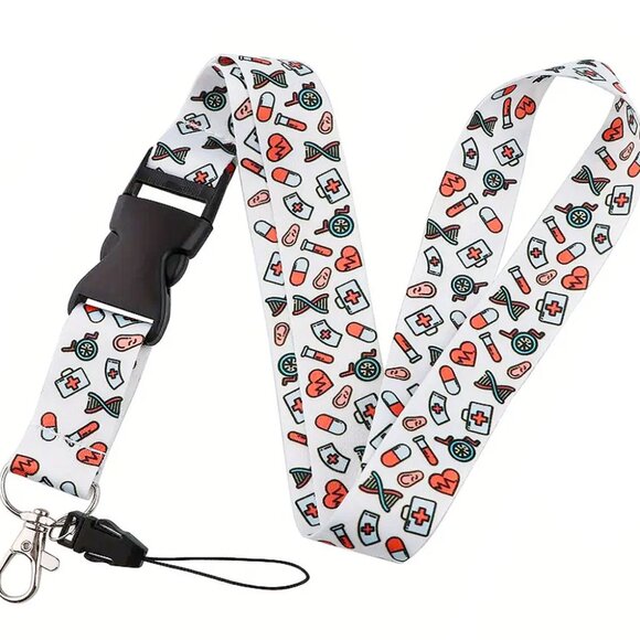 ID, Key, Card Holder, Lanyard for Nurses, Doctors, Pharmacists, Students - Picture 1 of 4